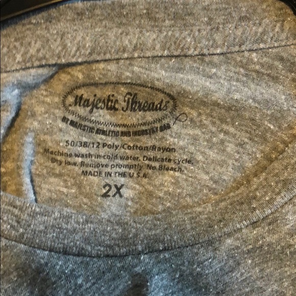 Long sleeve gray San Antonio Spurs shirt - Picture 3 of 3